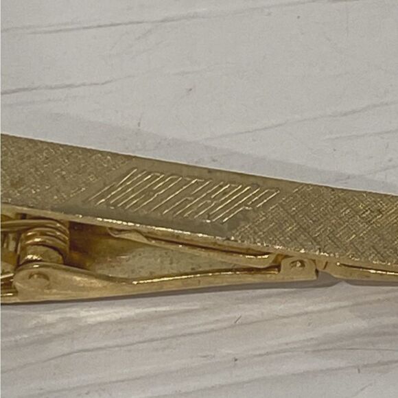 Northrop Vintage Gold Airplane Tie Clip - Picture 3 of 8